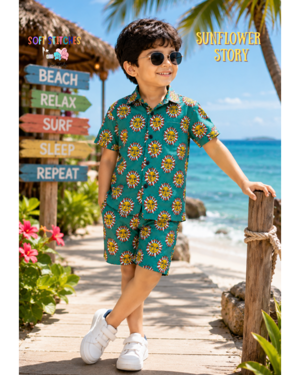 Unisex Sunflower Cordset
